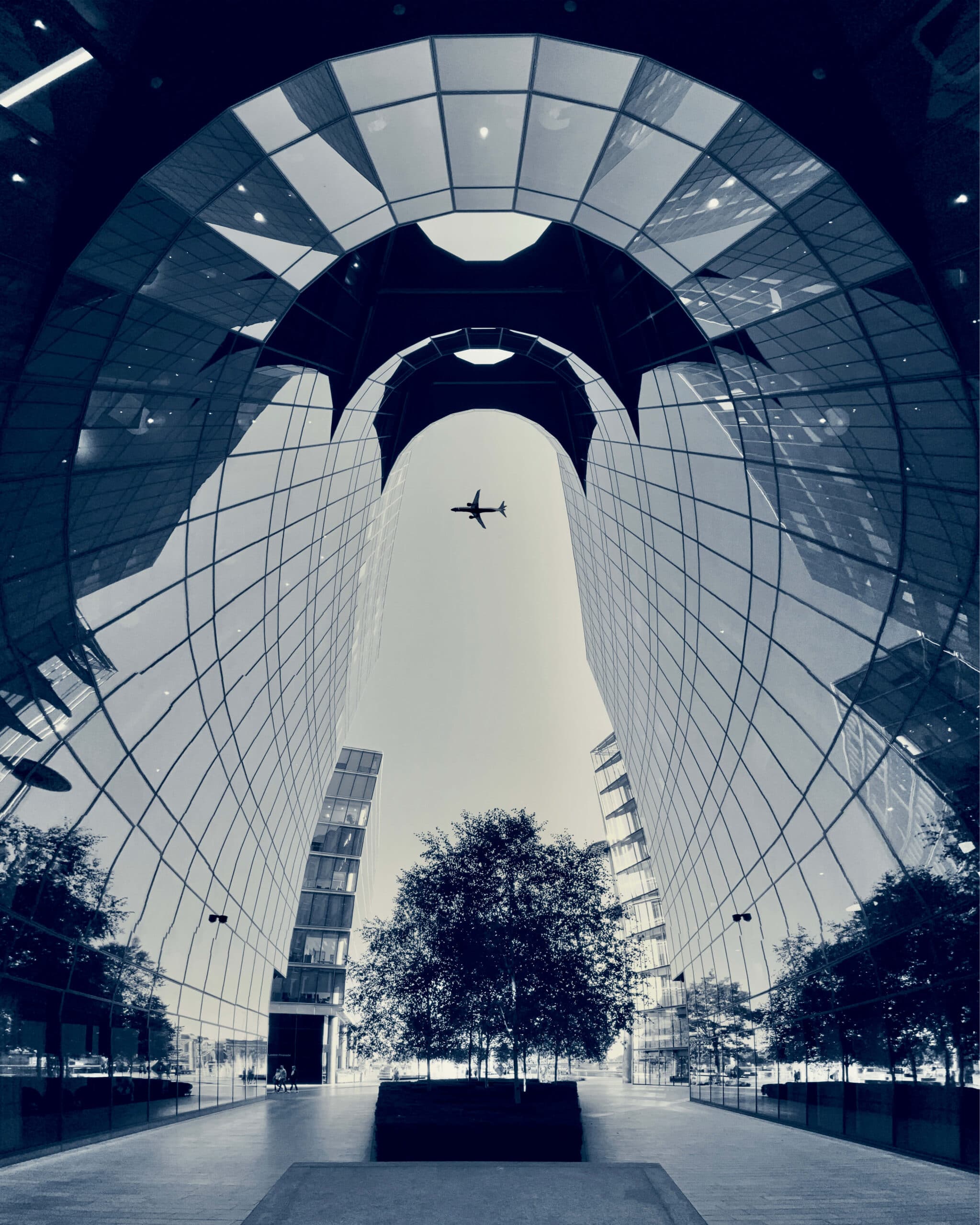 A flying plane shot on iPhone