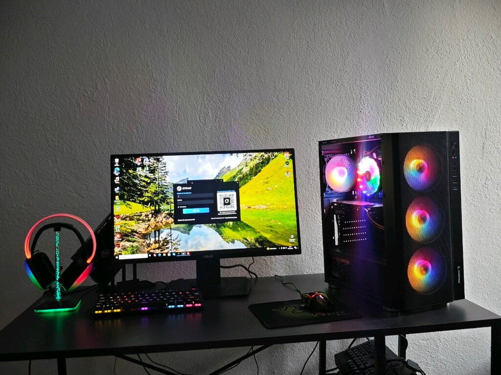 2025 10Th Gaming PC 16 RAM DDR6 RX 580 8GB DDR6 16 GB RAM Gaming PC
