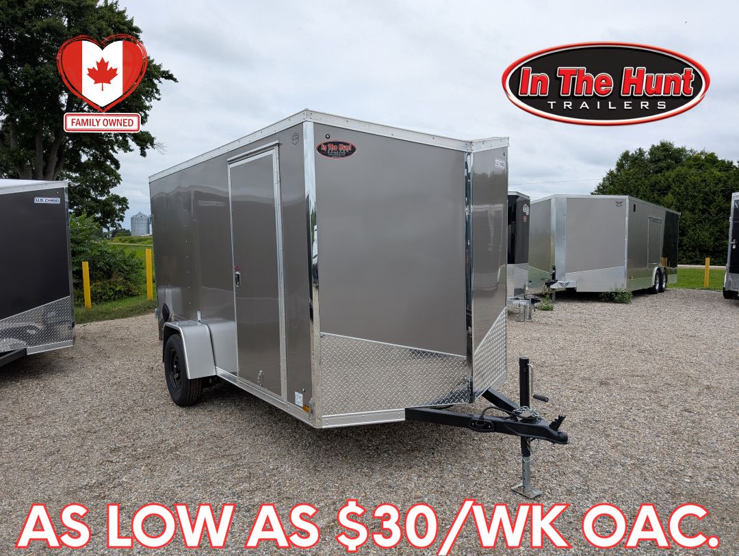 PROFILE IMAGE FOR THE 2026 US Cargo 6x12 Steel Enclosed With Barn Doors (97345)