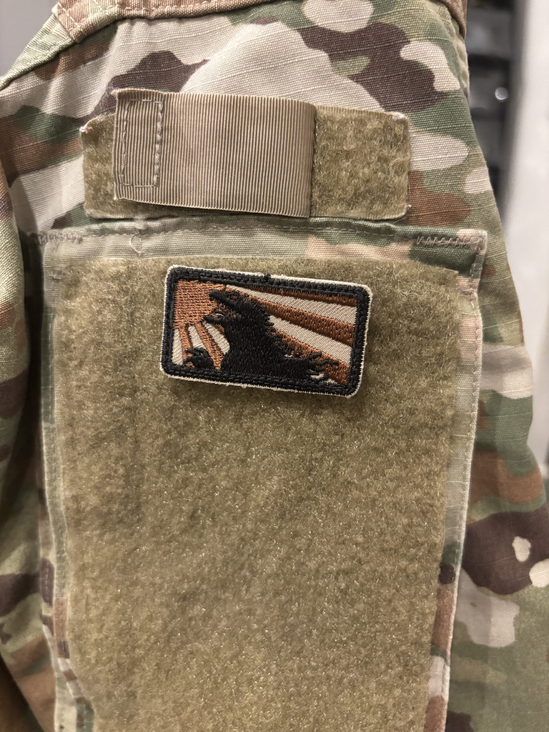 Godzilla Pencil embroidered patch with clean stitching