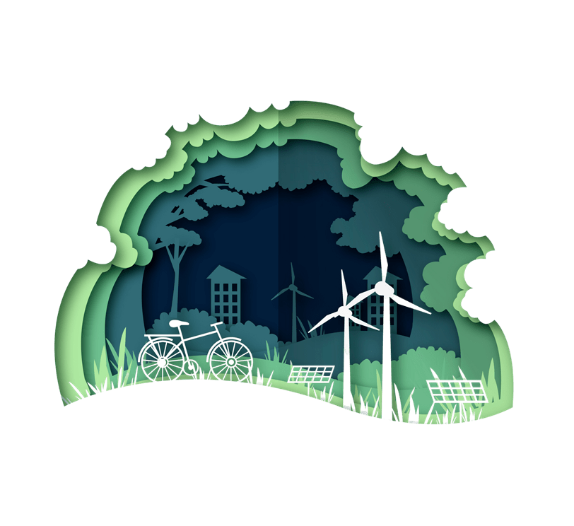 Sustainability Ethos In2tec - Artistic Vintage Illustration - Desktop