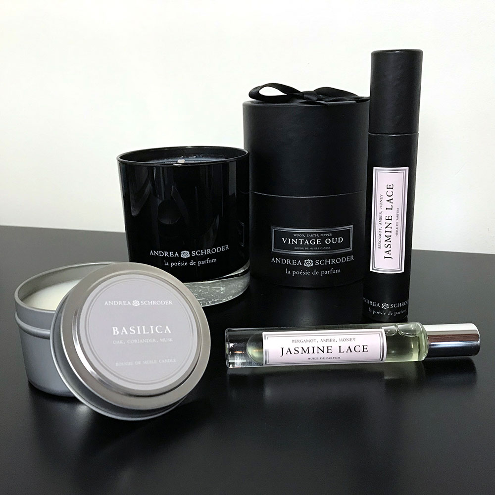 andrea schroder luxe noir collection - packaging