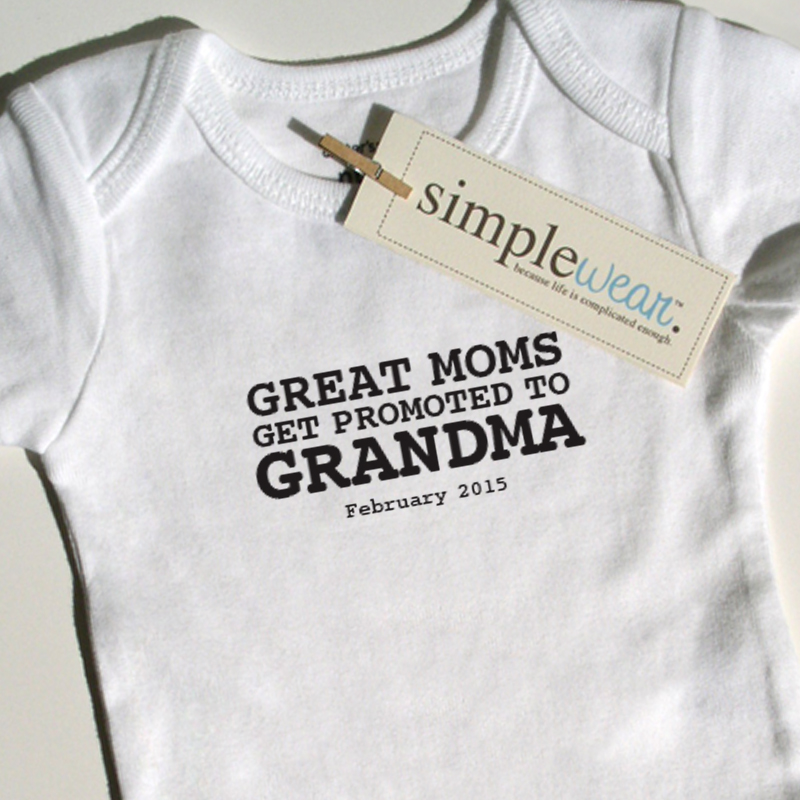 grandma onesie announcement