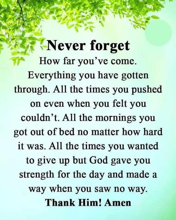 Never Forget…