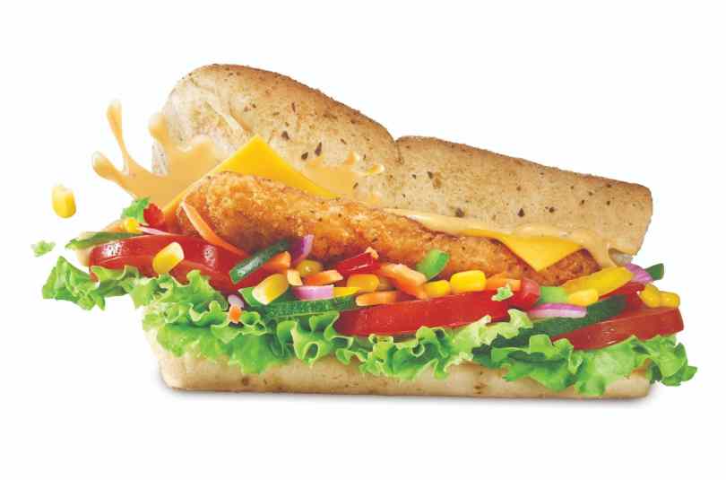 Subway Surfs Up Seafood Patty Sub