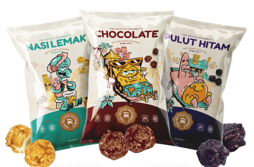 The Kettle Gourmet Launches limited Edition SpongeBob SquarePants Popcorn Series