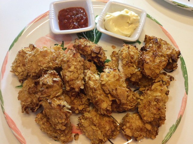 PETTO DI POLLO CROCCANTE AL FORNO CON TORTILLAS
