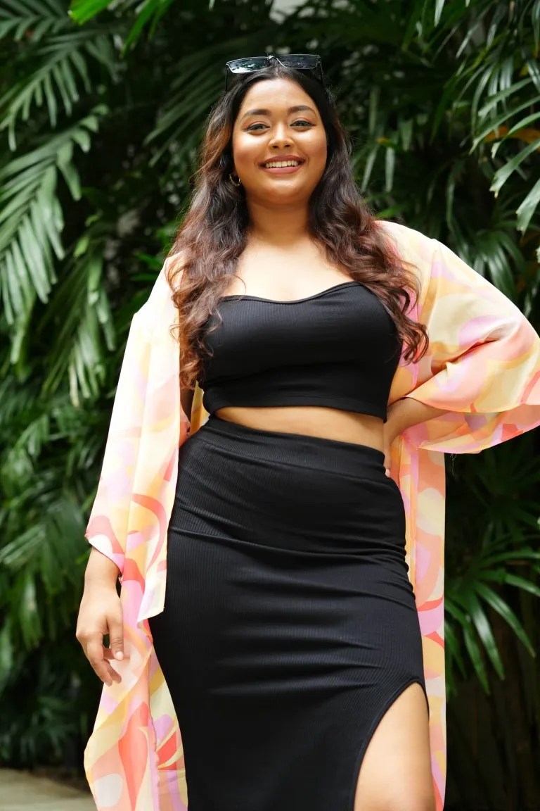 Seamless Rib Maxi Skirt - BLACK