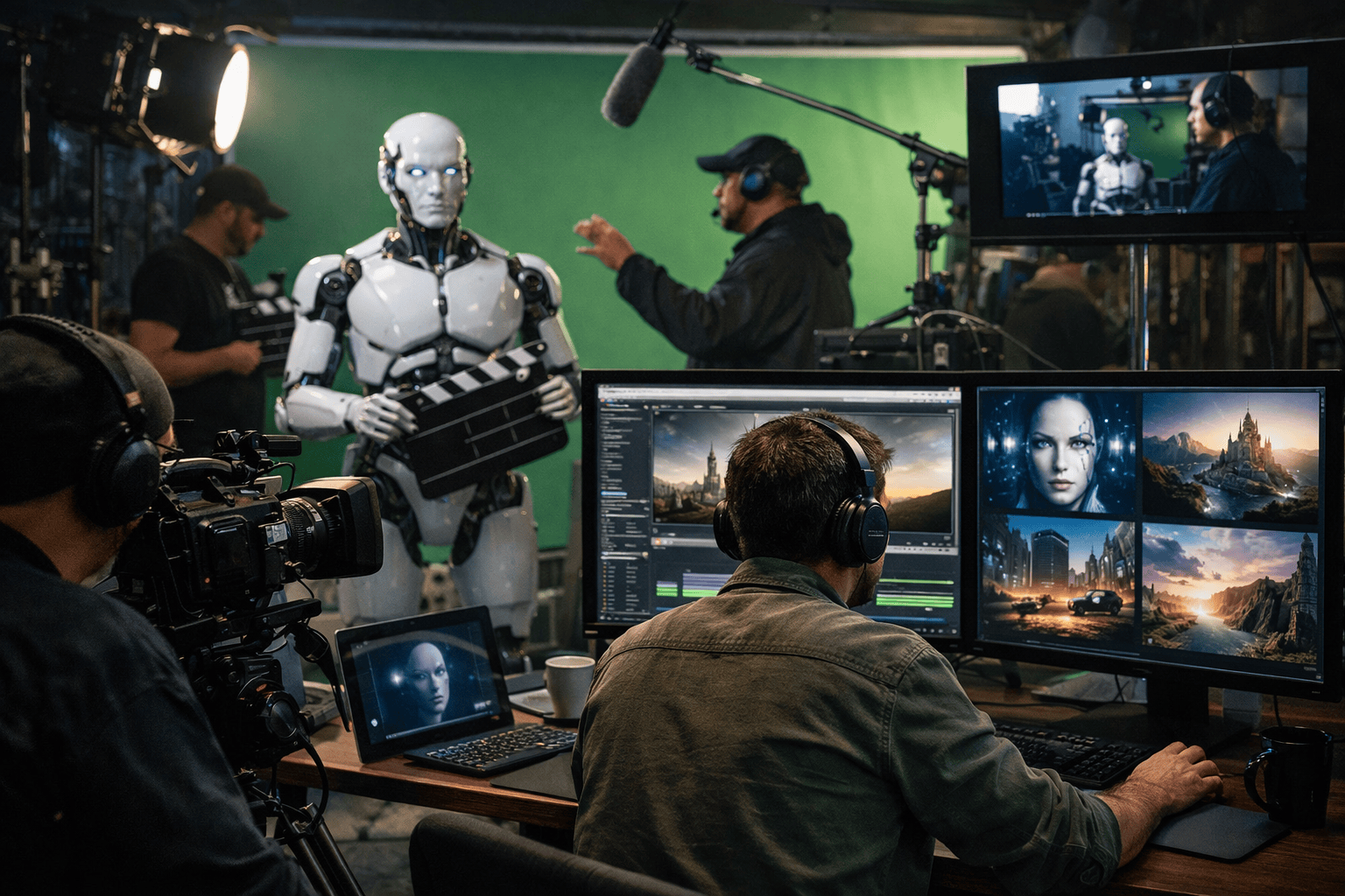 Cuando la inteligencia artificial entra en el plató: una radiografía del cambio audiovisual