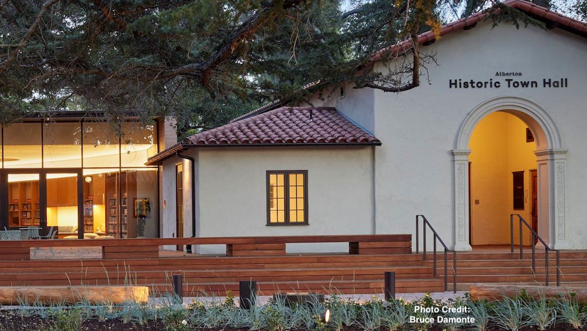 The town hall in Atherton California