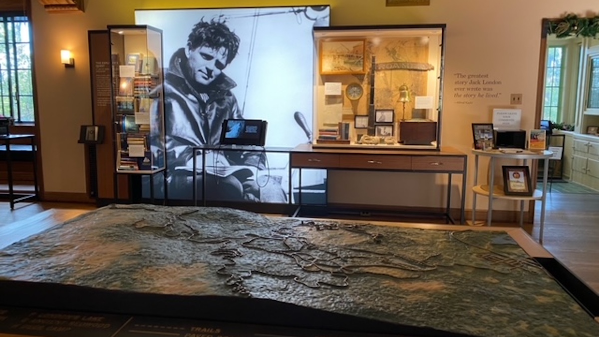 An exhibit inside the Jack London State Historic Park, Sonoma County, California. (Photo by: Lalit Kumar)