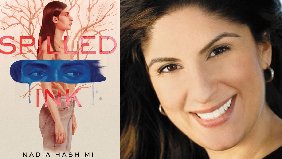 In "Spilled Ink", U.S.-born author Nadia Hashimi (right) explores the joys, fears, and cultural chaos of being Afghan American teenager. (Images courtesy: Quill Tree Books)