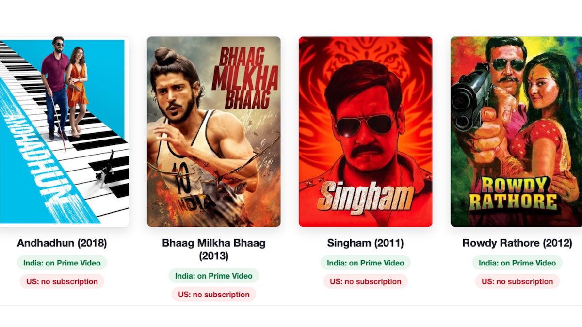 Bollywood film posters