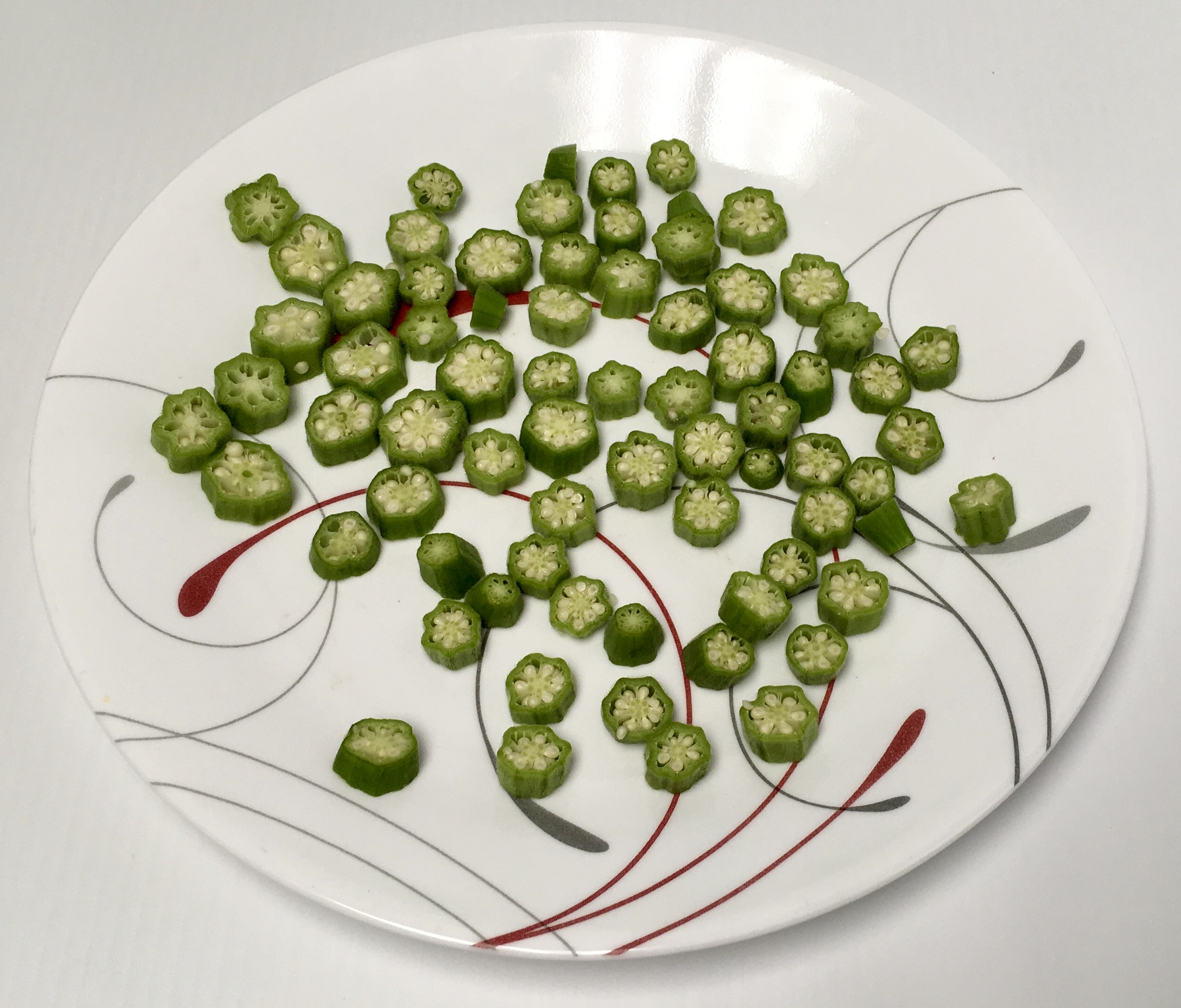Microwave Okra In Dianes Kitchen