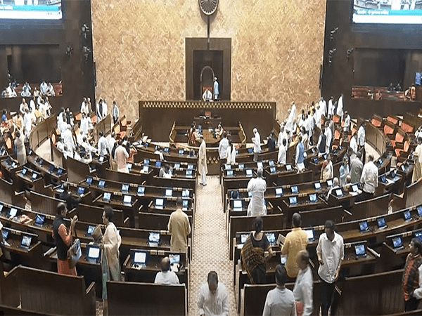 Visual from Rajya Sabha