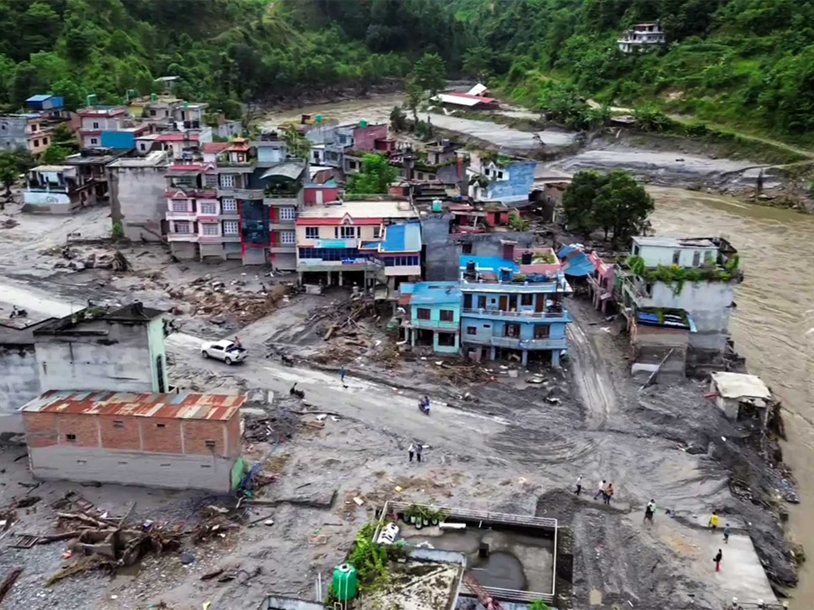 A drone view