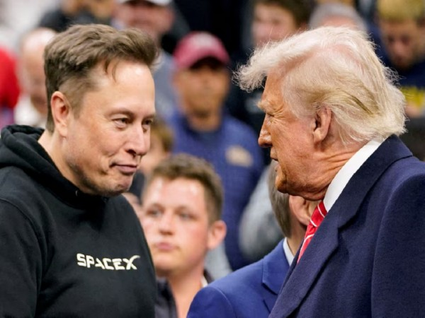 Elon Musk and US President Trump