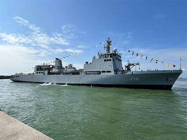 INS Sandhayak in changi Naval Base