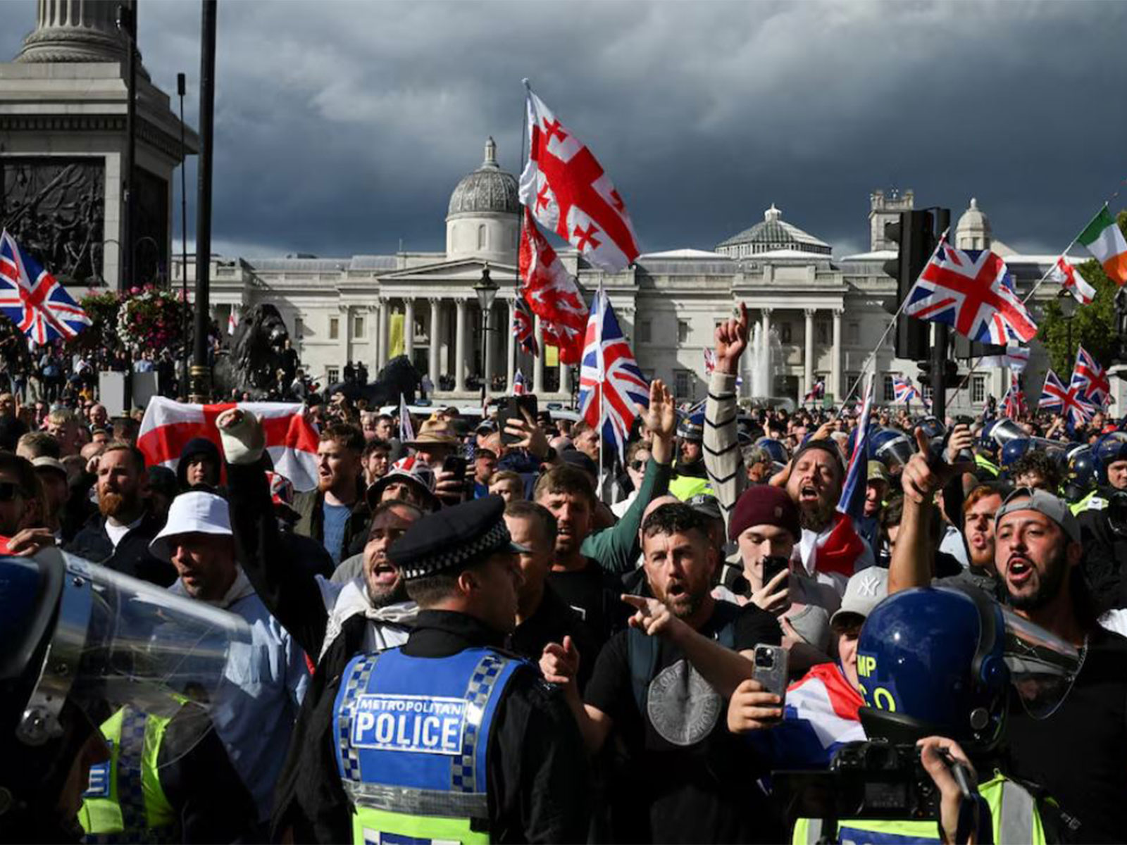 Protests in UK