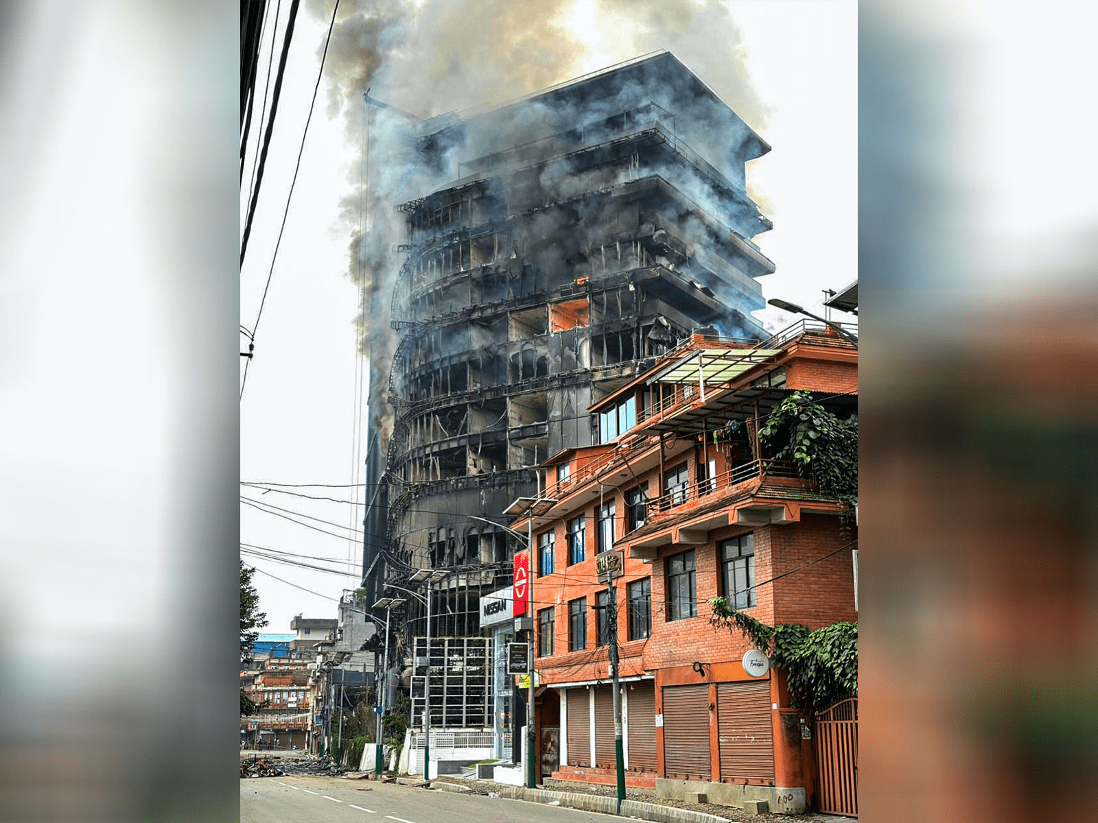 Visual from Nepal's GenZ protest