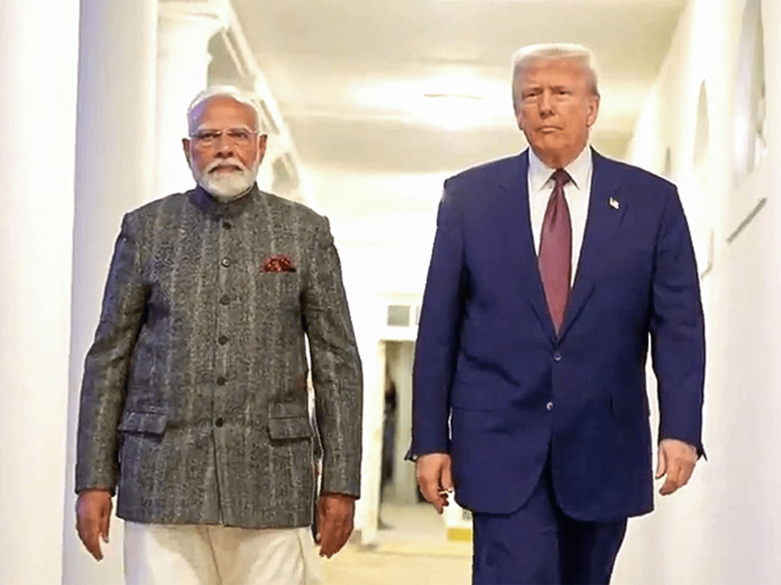 Trump with Modi