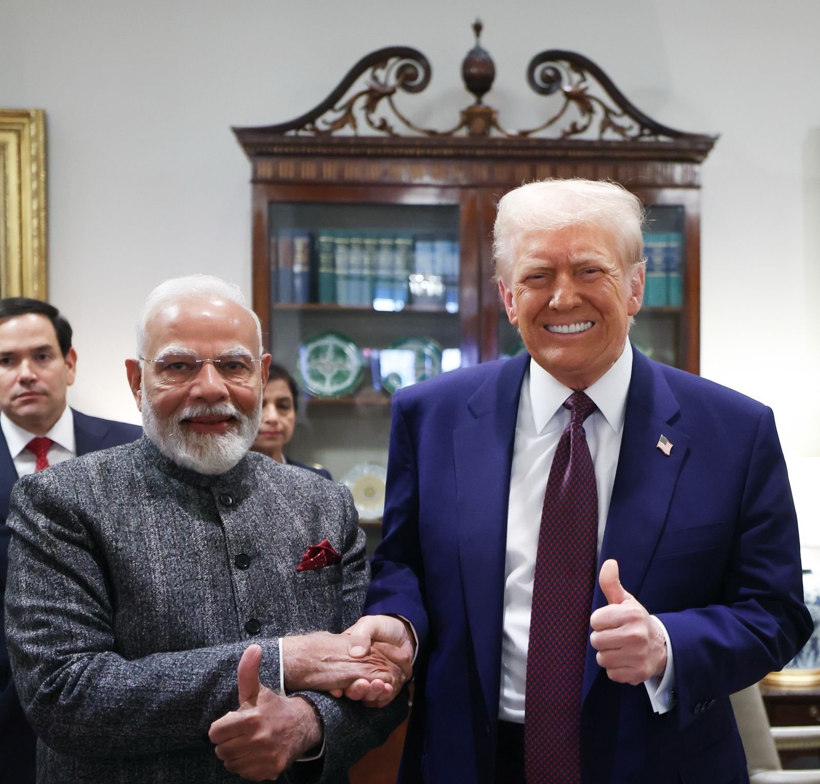 Prime Minister Narendra Modi says illegal immigrants will be sent back to India, Donald Trump says India is the country with the highest import tariffs