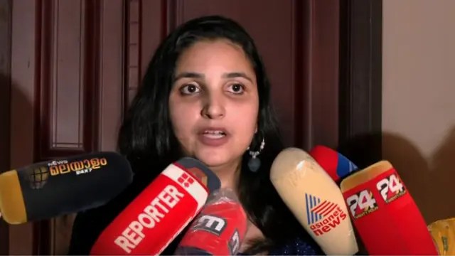 Actress Rini Ann George complains that a public representative and a young leader who is active in channel discussions and protests is constantly sending obscene messages.