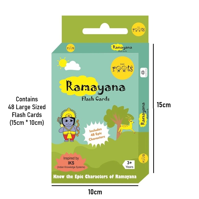 Ramayana Flash Cards (Large Size - 48 cards)