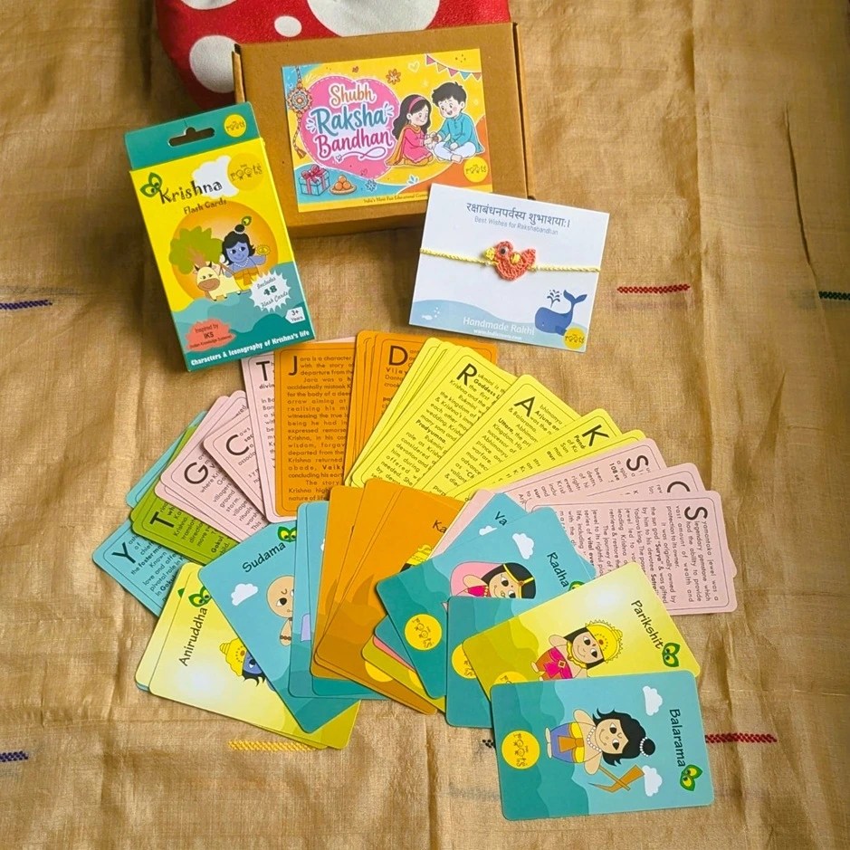 Rakhi Kit - Krishna Flash Cards