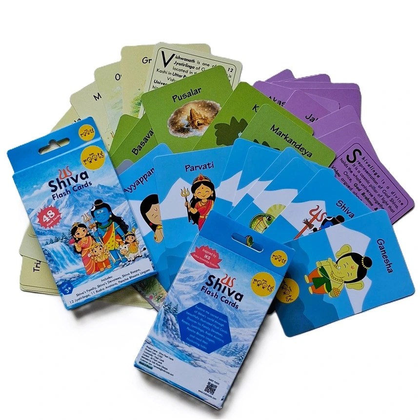 Shiva Flash Cards (Large Size - 48 cards)