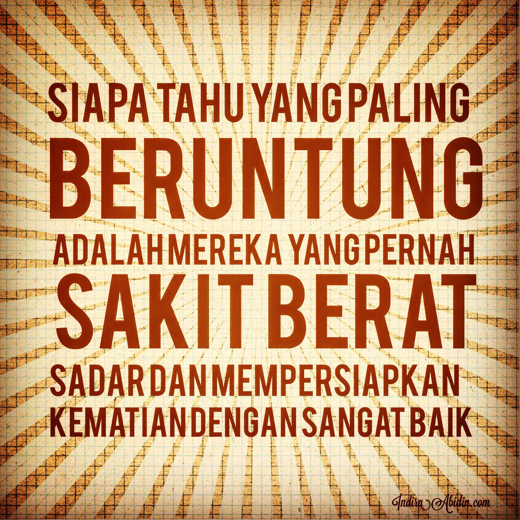 Hebatnya manusia tak hanya bisa mengekspresikan dalam bentuk tingkah laku tapi juga dalam bentuk tulisan yang dituangkan di berbagai sosial media. Kata Kata Bersyukur Karena Diberi Sakit