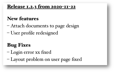 Release notes for software products - indoc.pro
