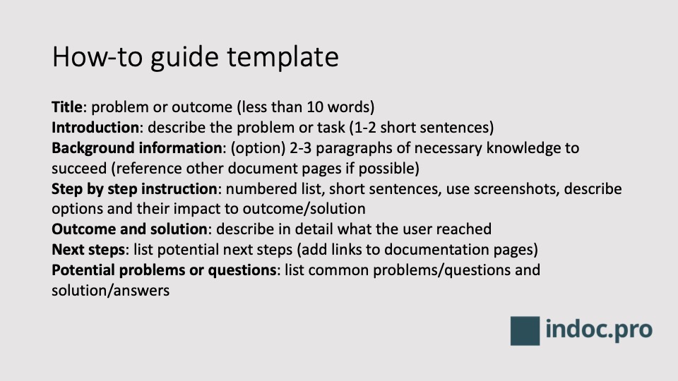 How to create a great how-to guide for software products with 7 part ...