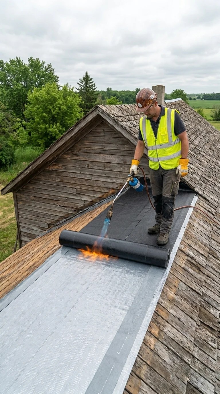 Membrane sheet waterproofing