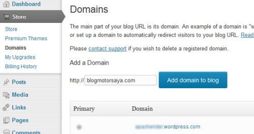 Wordpress.com Domain Mapping