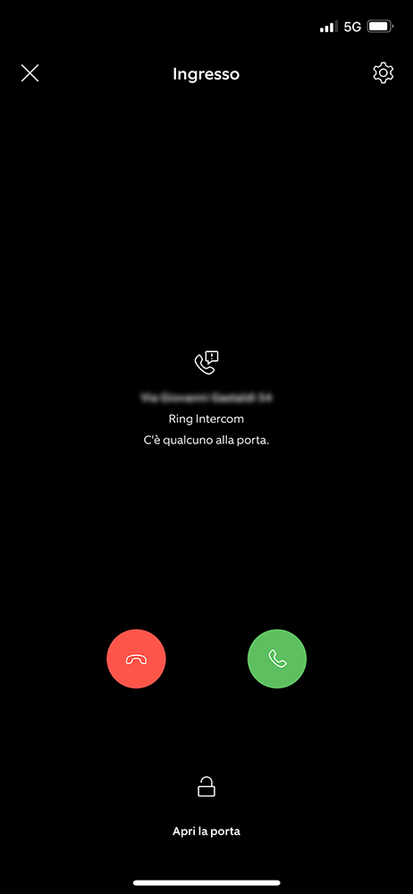 Ring Intercom - Chiamata