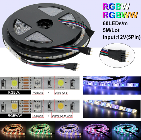 Striscia LED cinque contatti