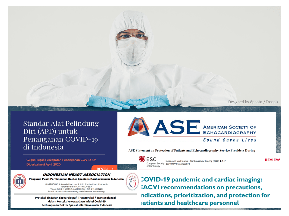 Protection Of Echocardiography Personnel And Equipment In Covid 19 Pandemic Recommendation From Various Echo Organization Indonesian Society Of Echocardiography