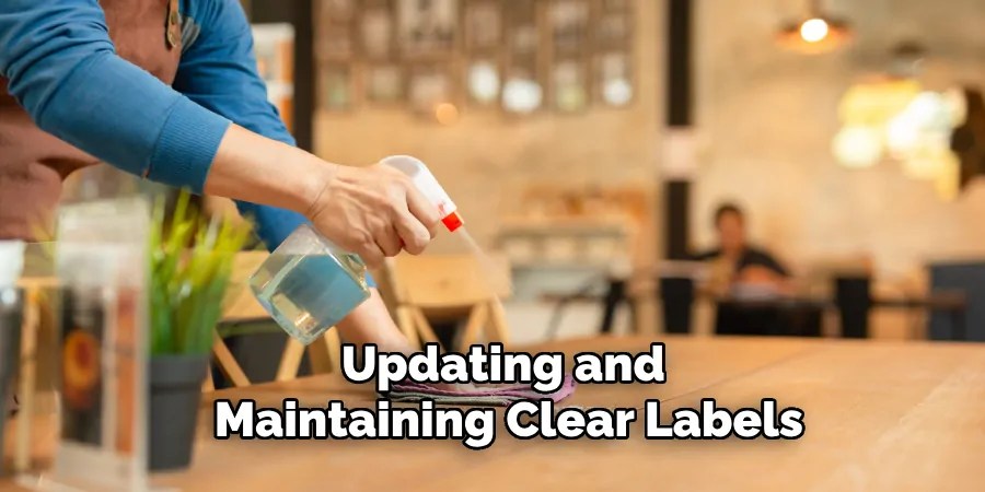 Updating and 
Maintaining Clear Labels