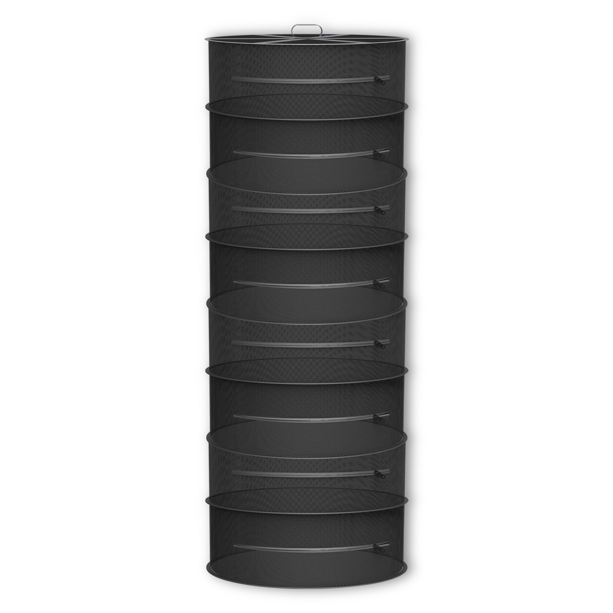 HANGING HERB DRYING RACK, 24 IN. DIAMETER, EIGHT TIERS