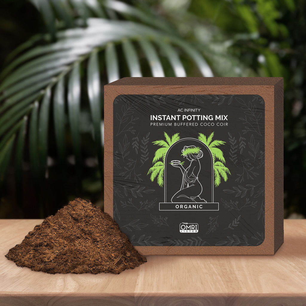 COCO COIR, INSTANT POTTING MIX, 2 LB.