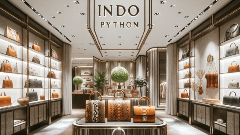 Exotic Python Leather Backpack Luxury Bag Indopython Store - Ultra HD Space Art - Ultra HD