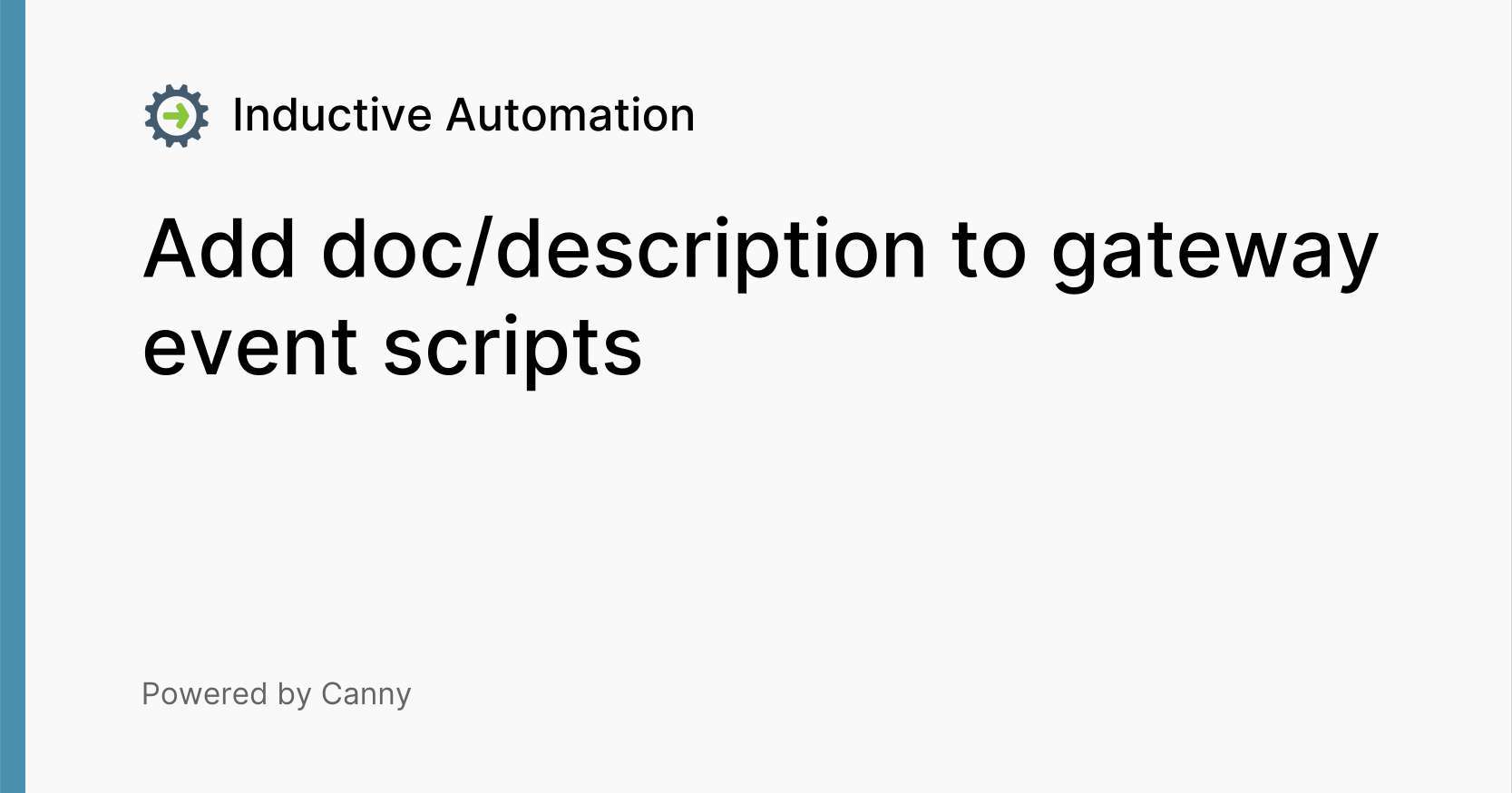 Add Doc/description To Gateway Event Scripts | Voters | Inductive ...