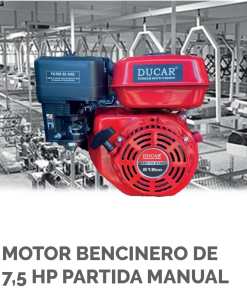 MOTOR ESTACIONARIO 7.5HP BENCINERO