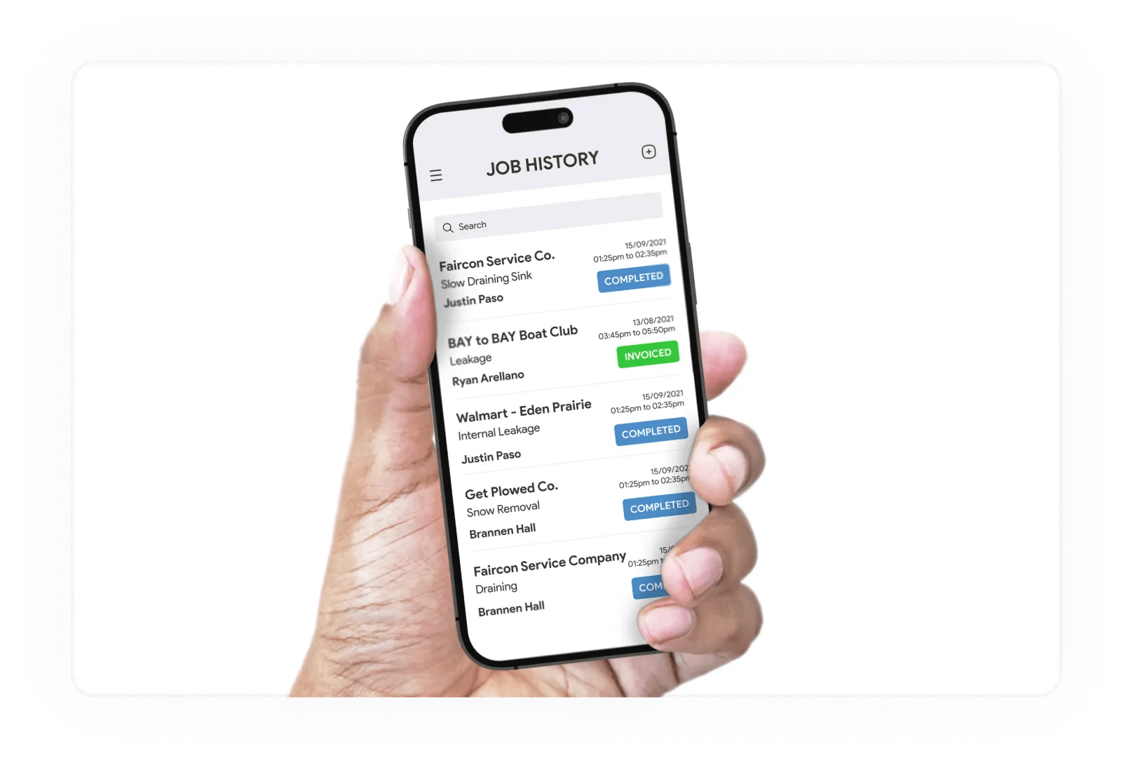 Field Service Scheduling Dispatching Software Industrack - Premium Light Pattern Gallery - HD