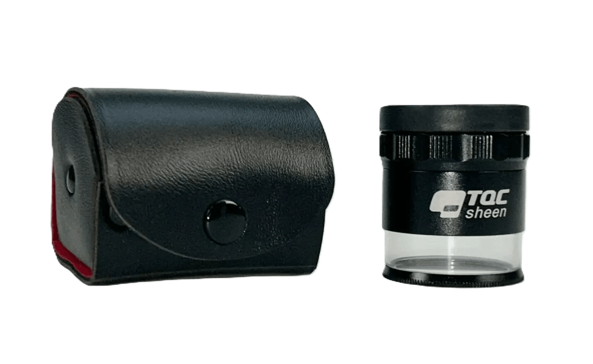TQC Sheen Microscopio robusto de superficie graduada 10x