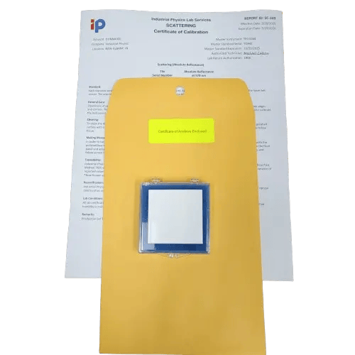 Losas de referencia estándar de reflectancia/ dispersión absoluta Technidyne