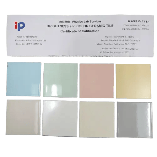 Losas de referencia para la evaluación del color Technidyne CTX 45°/0° Direccional (TAPPI)