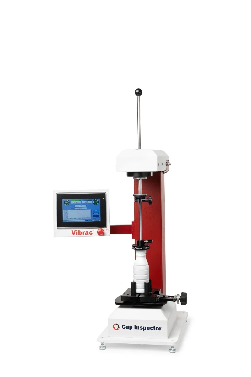 The Vibrac Cap Inspector is an advanced automated torque testing system engineered to remove the inaccuracies common in manual cap testing.