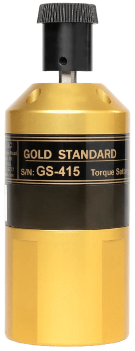Vibrac Cap Inspector - Gold Calibration Bottle